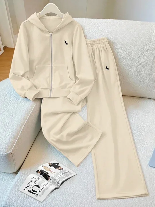 Women’s Premium 2-Piece Fleece Hoodie & Jogger Sweatsuit Set