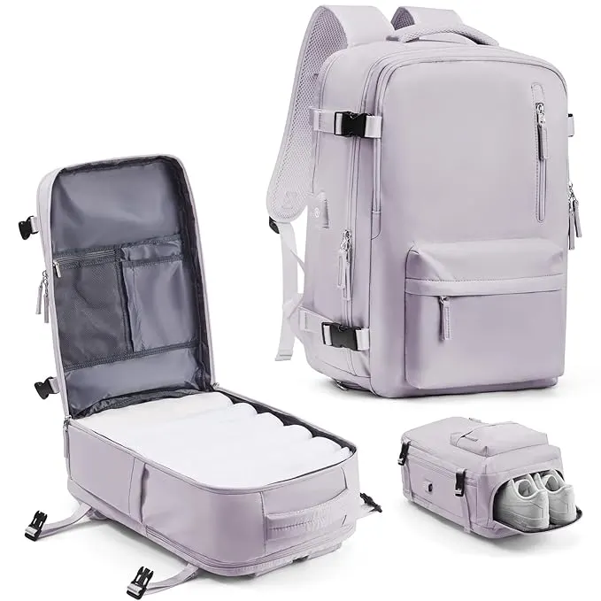USB Charging Laptop Backpack – Waterproof Travel & College Bag with Built-in Charging Port