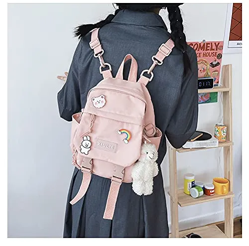 Cute Mini Backpacks with Accessories