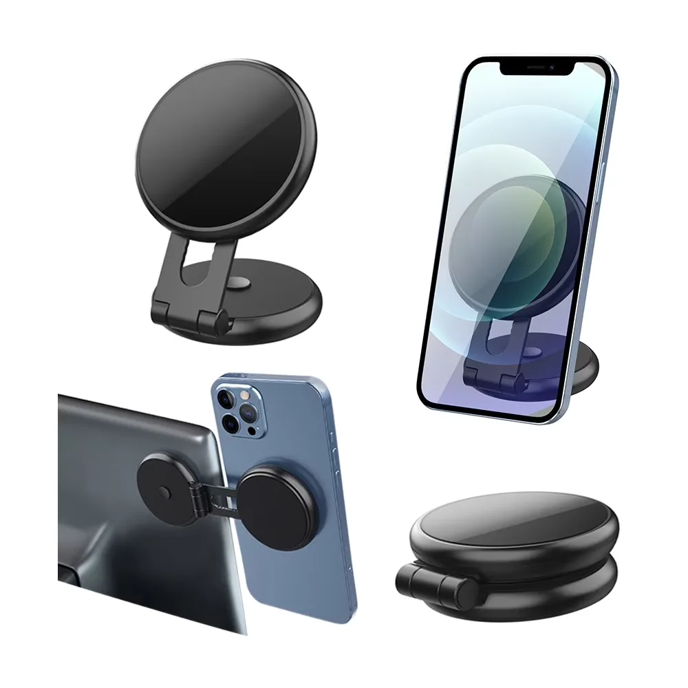 Foldable Magnetic Phone Stand – Adjustable Mobile Holder for Desk & Hands-Free Viewing