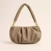 Ruched Shoulder Handbag