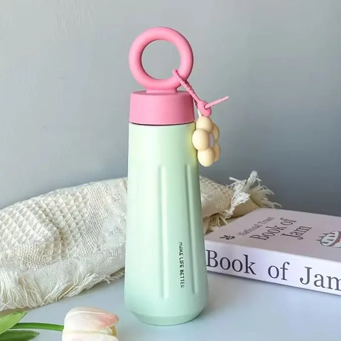 Insulated Stainless Steel Water Bottle with Carry Handle