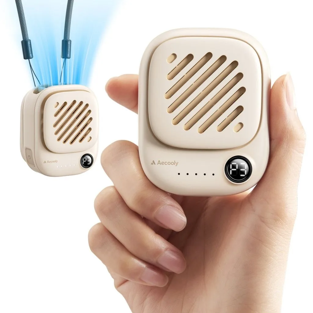 Portable Neck Fan - Mini Wearable Cooling Fan