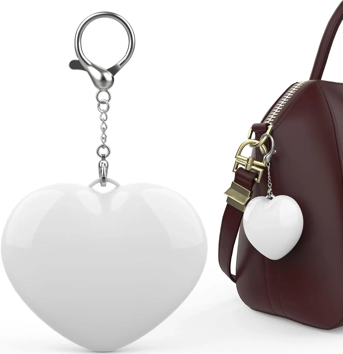 Mini Heart LED Keychain Light