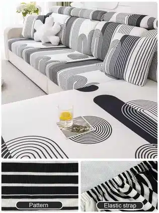 Geometric Sofa Cover
