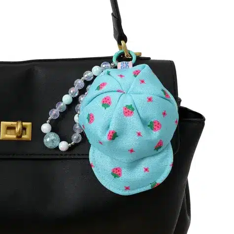 Strawberry Print Mini Coin Bag