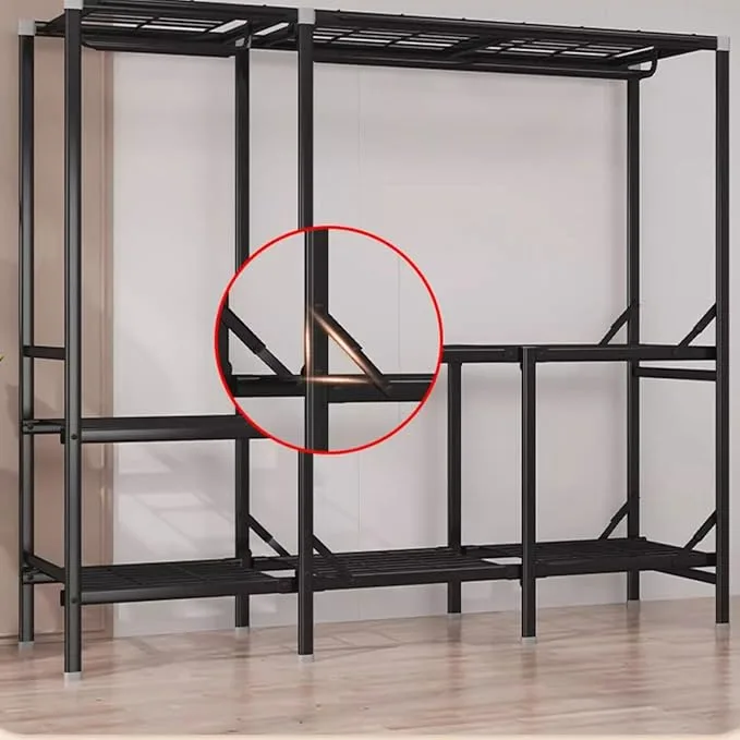 Premium Multi-Tier Portable Fabric Wardrobe Closet